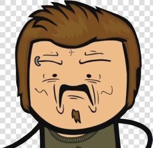 Transparent Disgusted Face Png   Cyanide And Happiness No Hands  Png Download