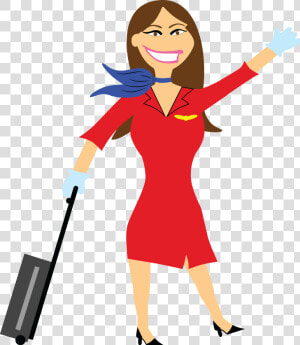 Stewardess Png   Flight Attendant Clipart Png  Transparent Png