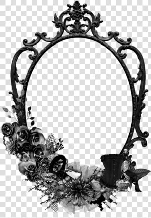 Gothic Frames   Png Download   Vintage Mirror Drawing Png  Transparent Png