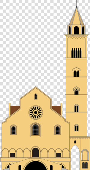 Disegno Della Cattedrale Di Trani  HD Png Download