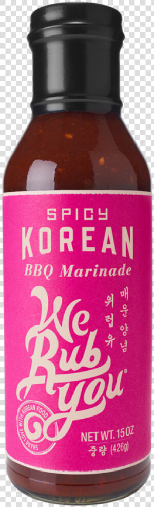 We Rub You Spicy Korean Bbq Sauce  HD Png Download