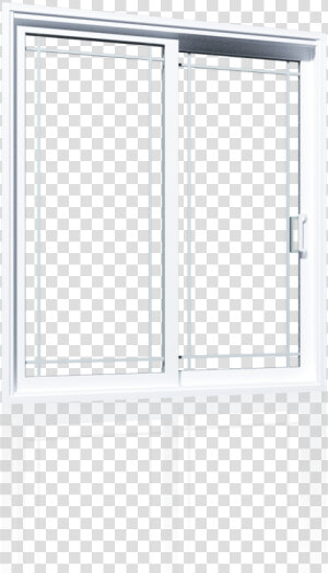 Modern  White Front Door With Half Glass Inserts And   Window  HD Png Download