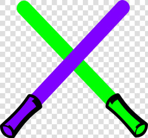 Green And Purple Light Saber Svg Clip Arts   Green And Purple Lightsaber  HD Png Download