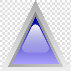 Led Triangular Blue   Triangular  HD Png Download