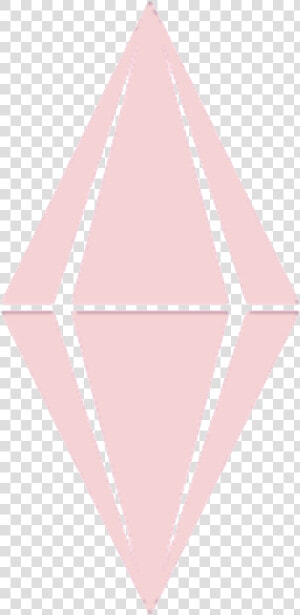  sims  plumbob  pastelplumbob  pastel  pink   Triangle  HD Png Download