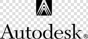 Autodesk Logo Black And White   Triangle  HD Png Download