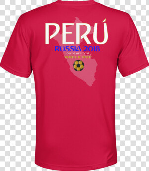 Peru Russia 2018 World Cup Dri Fit Shirt Thumbnail  HD Png Download