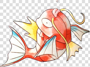 Transparent Magikarp   Pokemon Red And Blue Magikarp  HD Png Download