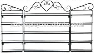 Wall Mounted Metal Display Nail Polish Rack   Gate  HD Png Download