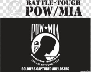 Pow   High Res Pow Mia Flag  HD Png Download