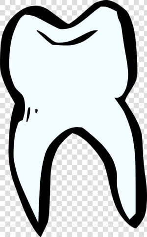 Tooth  Dentist  White  Teeth  Dental  Human   Tooth Drawing Clip Art  HD Png Download