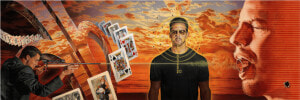 Bullet Catch Poster Red   David Blaine Bullet Catch Poster  HD Png Download