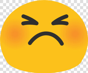 Blushing Emoji Png   Cute Angry Face Emoji  Transparent Png