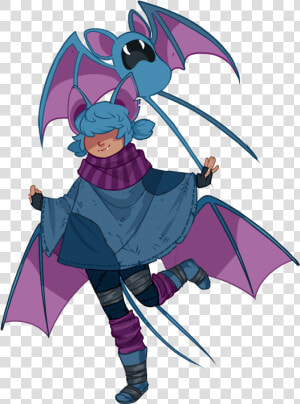 Golbat Gijinka  HD Png Download