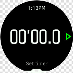 Stopwatch Spartan Trainer   Suunto Spartan Trainer Faces  HD Png Download