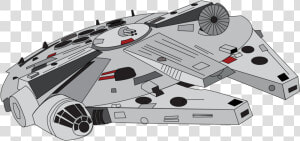 Millennium Falcon By Ejlightning007arts   Star Wars Millennium Falcon Cartoon  HD Png Download