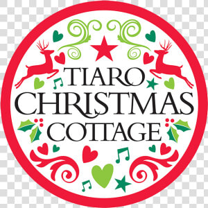 Tiaro Christmas Cottage Logo   Tiaro Christmas Cottage  HD Png Download