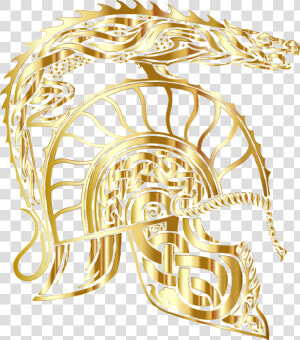 Children Of Hurin Dragon Helm Gold No Background Clip   Children Of Hurin Transparent  HD Png Download