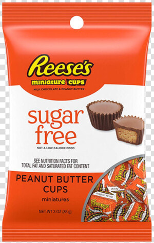 Reese S Sugar Free Miniature Peanut Butter Cups  HD Png Download