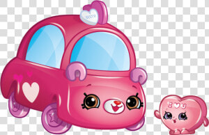 Shopkins Cutie Car Candy Heart  HD Png Download