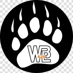 B Bear Paw Logo Images   Isd 624  HD Png Download