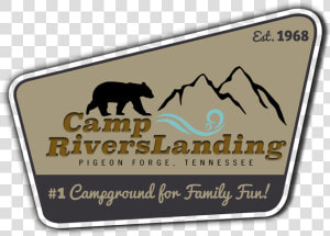 Riverslanding Resort In Pigeon Forge Logo   Camp Rivers Landing  HD Png Download