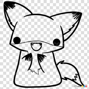 Drawing Celebrities Fox Huge Freebie Download For Powerpoint   Kawaii Cute Fox Drawing  HD Png Download