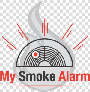 My Smoke Alarm Fire Safety Logo   Graphics  HD Png Download