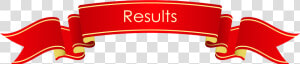 Result   Ribbon Scroll Red Banner  HD Png Download