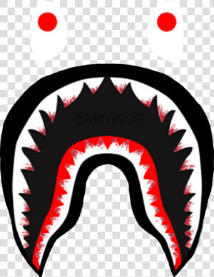 Bloody Bape Logo Teeth   Transparent Bape Shark Logo  HD Png Download