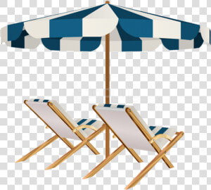 Free Png Download Beach Chairs And Umbrella Clipart   Beach Chair With Umbrella Png  Transparent Png