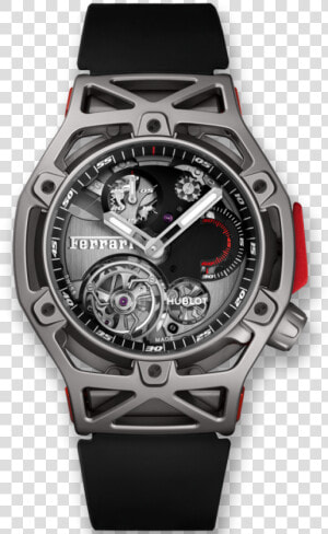 Techframe Ferrari Tourbillon Chronograph Titanium  HD Png Download