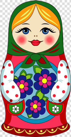 Матрешка Вектор   Matryoshka Doll Clipart  HD Png Download