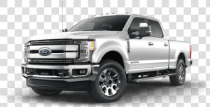 Silver 2019 Ford F 250 On White   2018 Ford 250 White Gold Caribou  HD Png Download