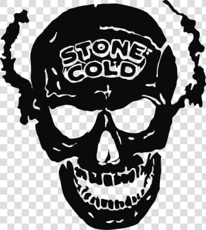 Stone Cold Skull Logo By Sofia Sawayn   Stone Cold Smoking Skull Logo  HD Png Download