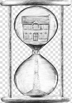 Clipart Transparent Download Modern Drawing Hourglass   Creative Hourglass Drawing  HD Png Download