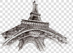 Eiffel Tower Champ De  HD Png Download