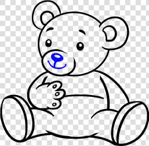 How To Draw A   Cartoon Bear How To Draw  HD Png Download