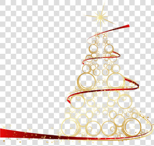 Christmas Tree Clipart On Transparent Background Image   Abstract Christmas Tree Png  Png Download