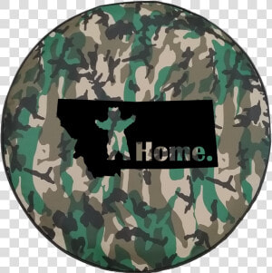 Woodland Classic Camo Montana Standing Bear Home State  HD Png Download