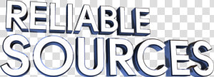 141202125005 Reliable Sources Logo2 Large   Reliable Sources Logo  HD Png Download