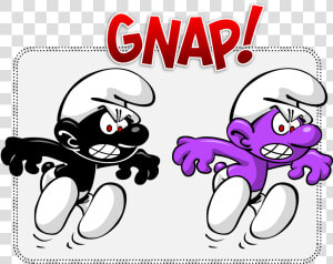 Smurfs Wiki   Smurfs Purple Smurfs Gnap  HD Png Download