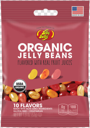 Jelly Belly Organic Jelly Beans  HD Png Download