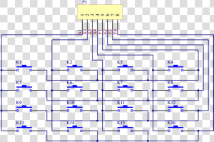 Keypad Schematic  HD Png Download