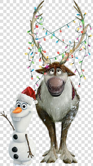 Transparent Olaf Face Clipart   Olaf And Sven Christmas  HD Png Download