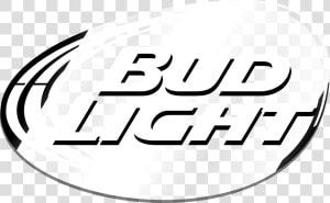 Bud Light Logo Black And White   Bud Light  HD Png Download