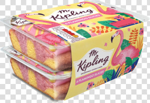 The Flamingo Slices Are Made From A Pink And Yellow   Mr Kipling Unicorn Slices  HD Png Download