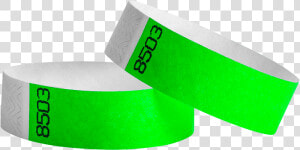 Neon Green Thumbnail   Tyvek Bracelets  HD Png Download