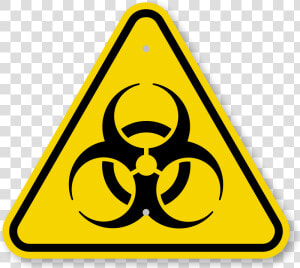 Biohazard Signs Warning Zoom   Biohazard Symbol Triangle  HD Png Download