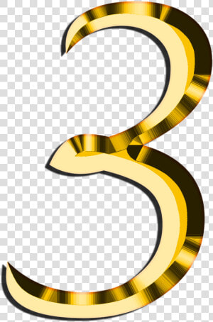 Golden Number   Golden Number 3 Png  Transparent Png